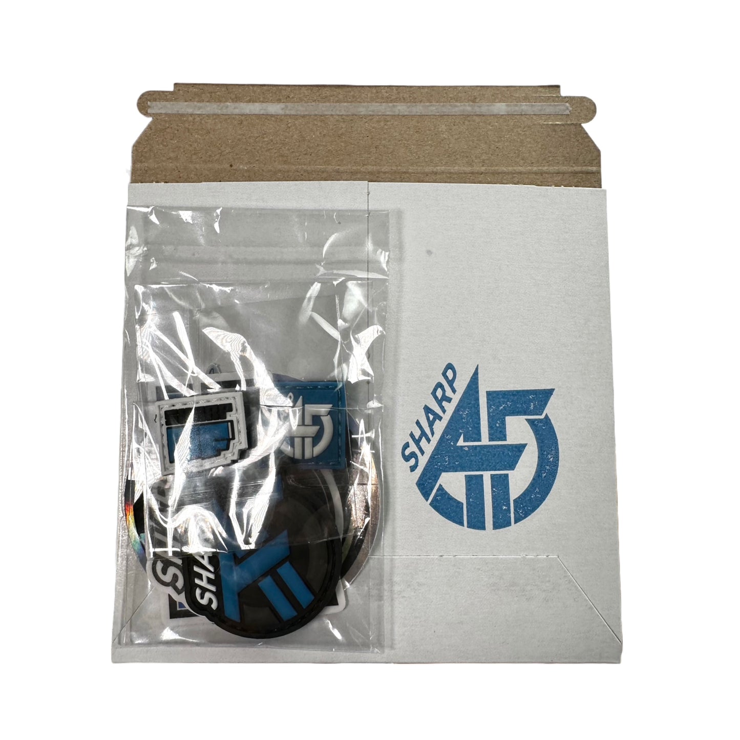 SHARP AF EDC Swag Pack – Logo Patch, Ranger Eyes + Stickers